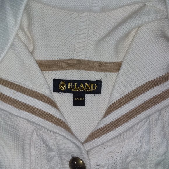 Beautiful long hooded cable knit cardigan sweater - Picture 4 of 8